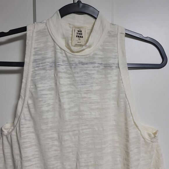 Free people we the free brisbane tank in white, xs - Picture 4 of 13